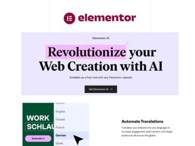 Elementor AI :The Future of Web Creation and Website Enhancement