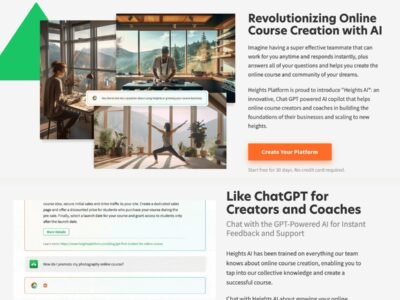 Heights AI: The AI That Will Help You Create Courses That Will Change the World