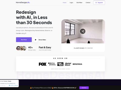 HomeDesignsAI: The AI-Powered Home Design Tool That Lets You Redesign Your Space in 30 Seconds