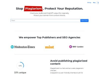 Plagiashield: Your Instant Plagiarism Solution