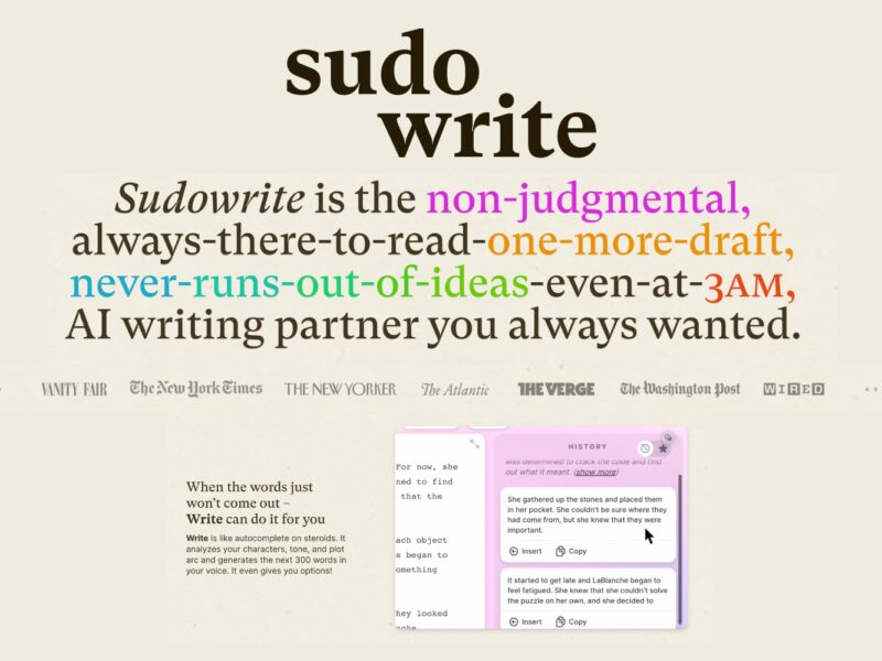 SudoWrite: The AI Writing Tool That Will Make You a Better Writer