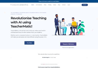 TeacherMatic: Elevating Education with AI-Powered Tools