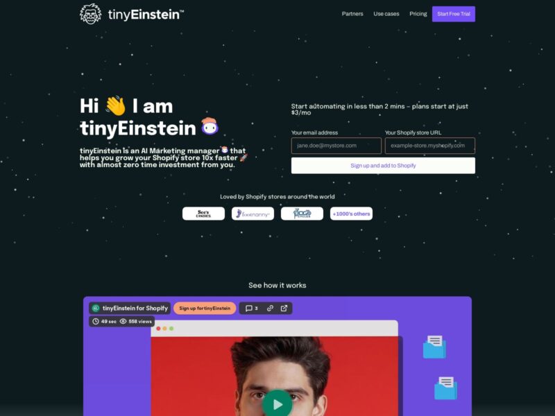 tinyEinstein: The future of personal and professional AI assistance.