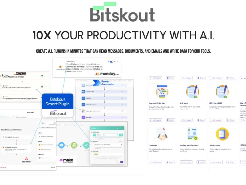 Bitskout: No-Code AI Automation Platform to Automate Tasks and Boost Productivity