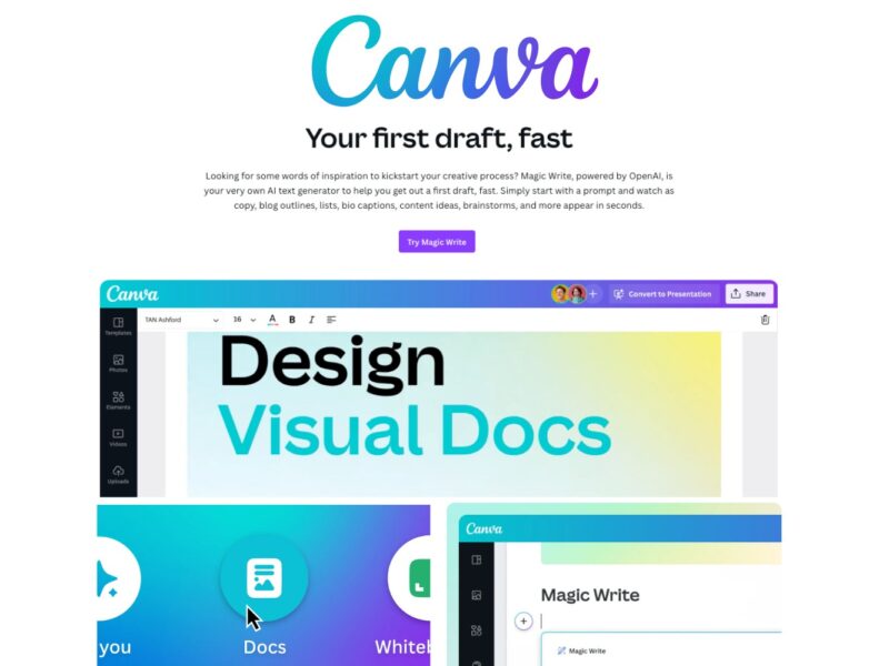 Canva Magic Write: The AI-powered writing assistant that will help you create content faster and easier