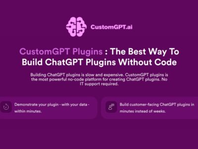 CustomGPT : Creates Your Own ChatGPT with ALL Your Business Content.