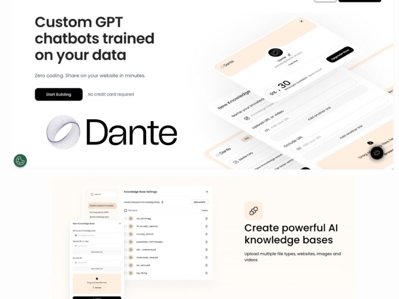 Dante: The AI Chatbot That Can Do It All