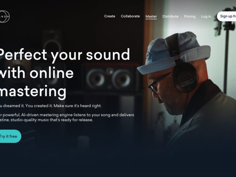 LANDR: AI Mastering Software That Revolutionizes Music Production