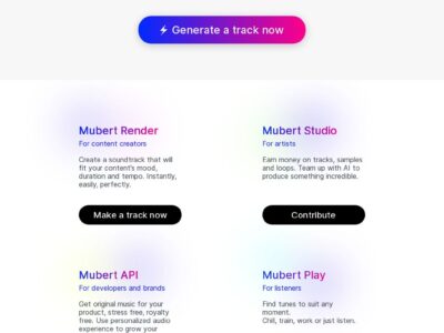 Mubert: AI-Generated Music to Help You Focus and Be More Productive