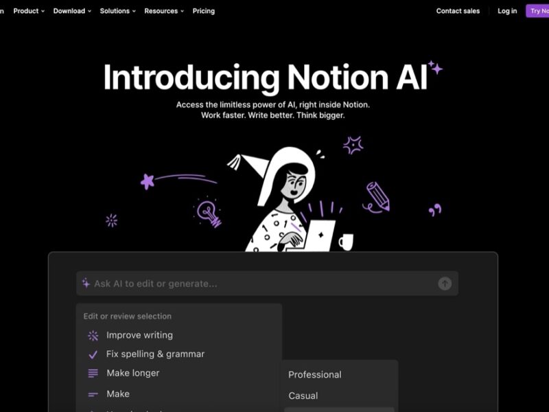 Notion AI: Discover Notion's Easy-to-Use AI Writing Suite