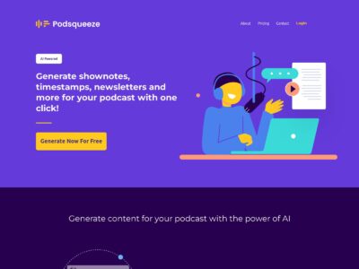 Podsqueeze: Automate Your Podcast Transcription with AI