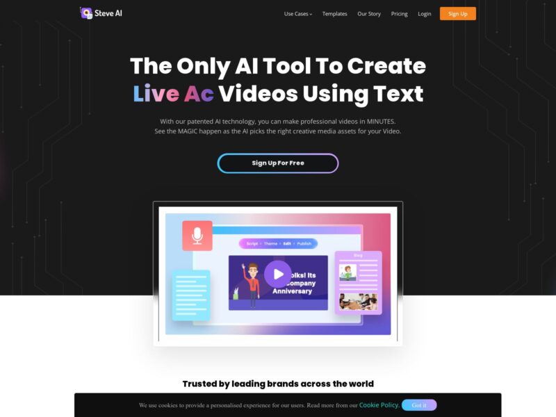 Steve: The All-in-One Video Creation Tool