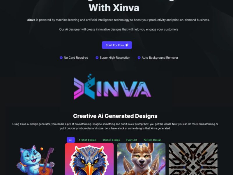 Xinva: The AI Design Generator That Can Improve Your Print-On-Demand Workflows