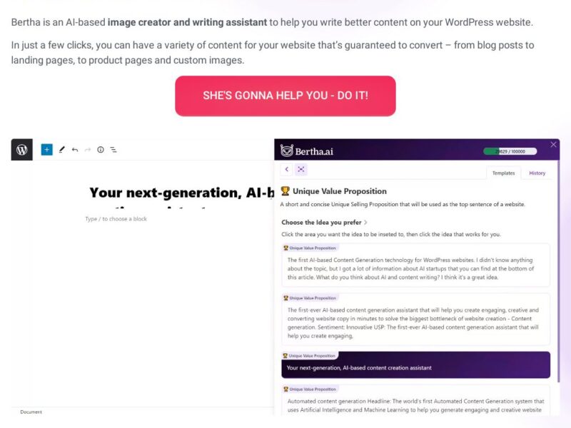 Bertha AI: WordPress and Chrome AI Co-Pilot