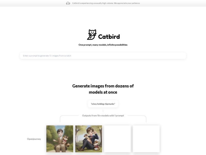 Catbird: A Fantastic Multi-Model Image Generator