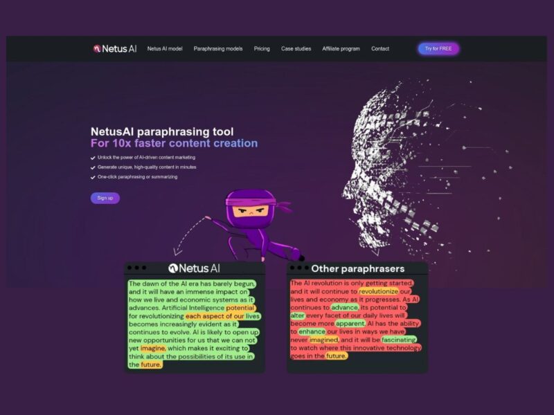 NetusAI : Paraphrasing Tool Generate Unique and Engaging Content with AI