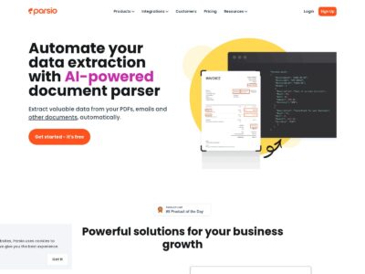 Parsio: Automate data extraction from documents