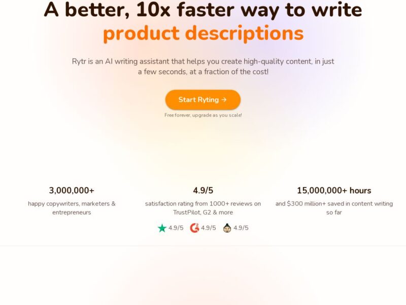 Rytr: The Versatile AI Writing Tool That Can Do It All