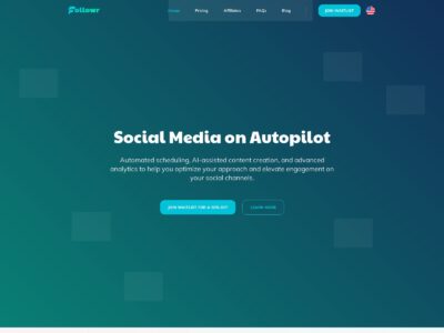 Followr: Automate Your Social Media and Grow Your Audience with AI